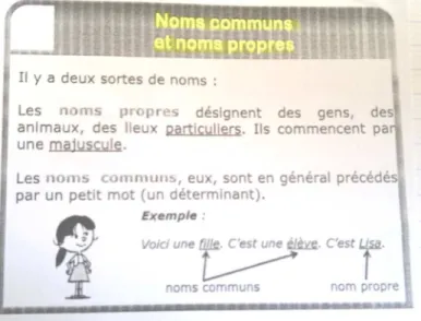 Figure 1 : Extrait du cahier d’une élève de CE1 