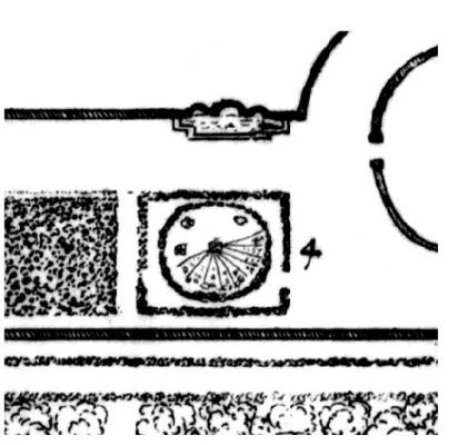 figure 3b Detail of the sundial