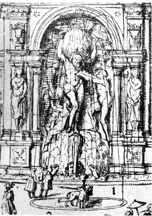 figure 5b Detail of Atlas and Hercules