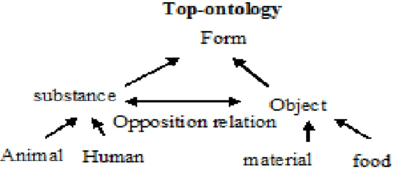 Figure 6 : Exemple d’une relation d’opposition dans EWN 