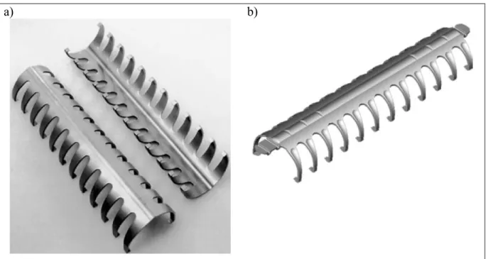 Figure 1.13  a) Plaque Mennen b) Plaque Mennen3 