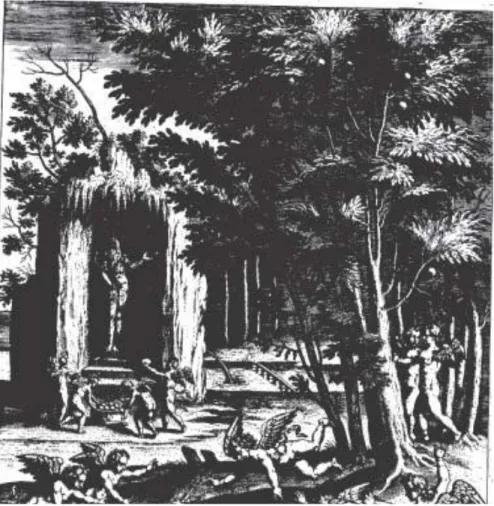 Fig. 6 : « figure géométrique », G. Pantheo, Voarchadumia contra  alchemiam ars distincta ab archemia, Paris, Vivant Gautherot, 1550, 