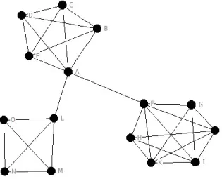 Figure 1 : une représentation d’un réseau social complet 