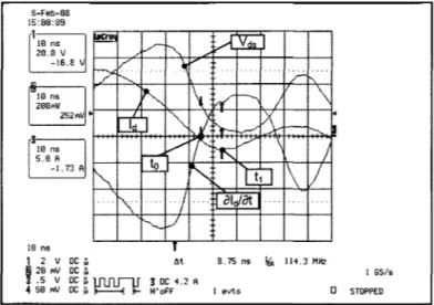 Figure 3.4 Ondes recueillies pour la mesure du  retard de la sonde CP015. 