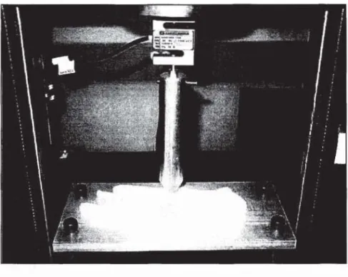 Figure 3.1  Experimental set-up of the free-deforming technique 