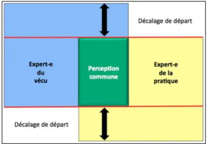 Figure 5. La logique des perceptions différenciées et réciproques. 
