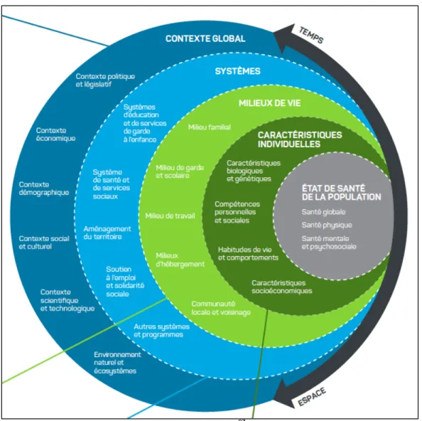 Figure 2. Carte de la santé et de ses déterminants 67