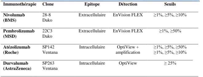 Figure 8. Images tests immunohistochimiques PD-L1 