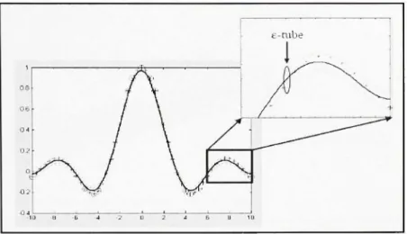 Figure 2.1 Illustration  du  s-tube pour un  cas d'approximation de  fonction. 