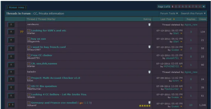 Figure 2 : Forum de discussion en ligne 