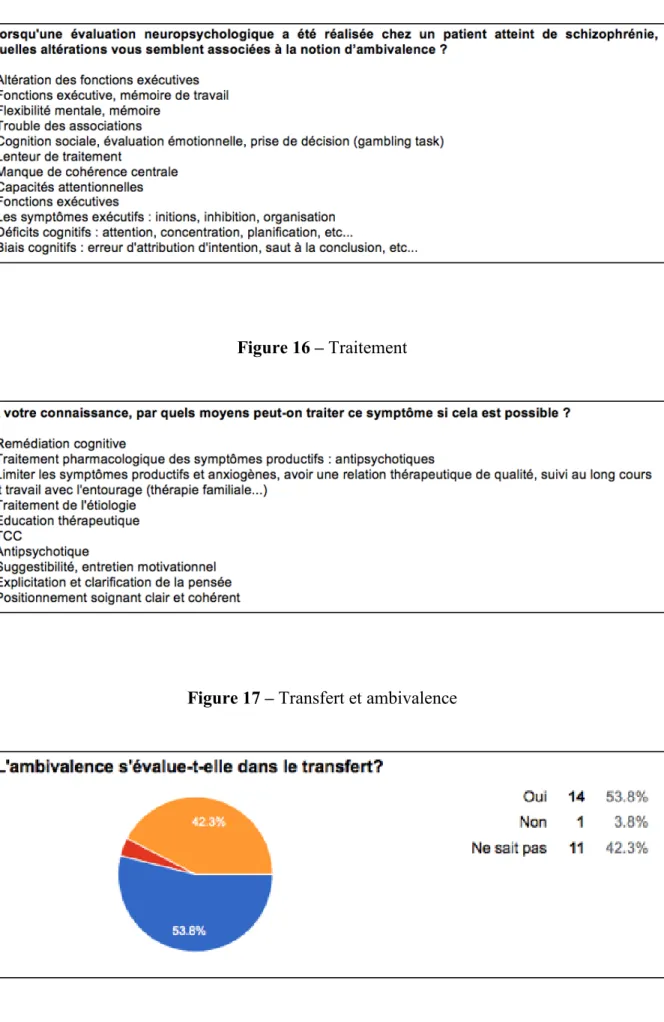 Figure 15 – Evaluation neuropsychologique 