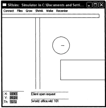 Figure  13  SRI simulator with the P3-AT parameters loaded snapshot 