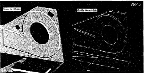 Figure 11  Détail représentant la modélisation de la prise d'air sur la partie latérale 