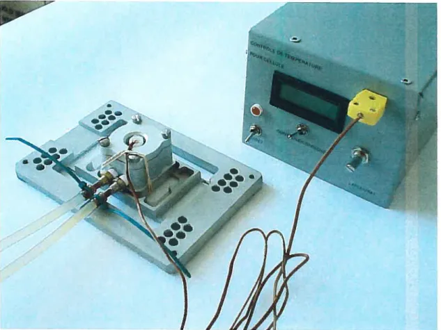 Figure 2.3 : Montage pour la spectroscopie Raman sur des échantillons d’épidermea• •A./ humain.