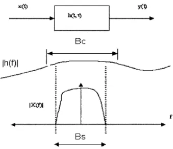 Figure 5  Canal non sélectif en fréquence 