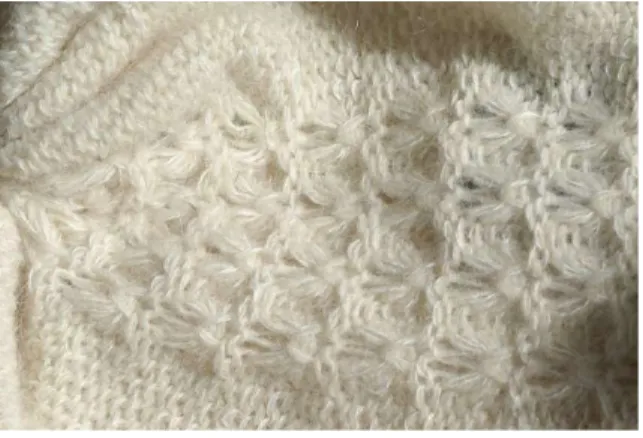 Figure 5 : L'Étoffe tricotée  Source : Collection personnelle 