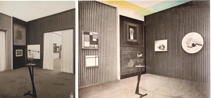 Figure 14 : El Lissitzky, Salle des constructivistes, Exposition Internationale de Dresde, 1926