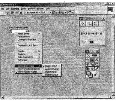 Figure  11  Bloc DAQ de Labview  3.8.4 Choix de la configuration des blocs 