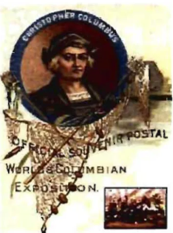 Figure 7.  Carte postale, souvenir officiel de l'Exposition du 400 e  anniversaire 