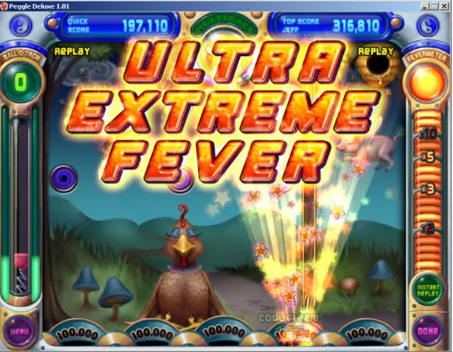 Figure 3 : La « Ultra Extreme Fever » dans le jeu Peggle 