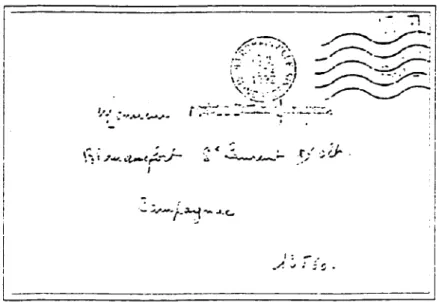 Figure  L-l  .-\n  exarnple  of  a  postal  envelope  taken  from  the  testing  set  of  the  SRTP database 