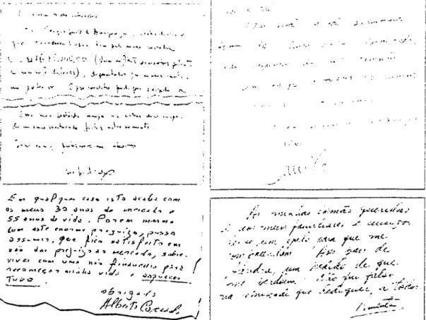 Figure  l.S  Some  examples  of handwritten  notes  and  letters  written  by  different  persans 