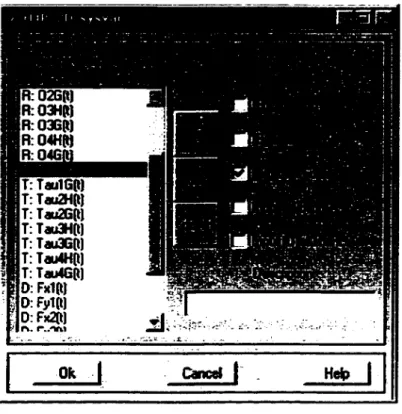 Figure 2.12  Variables du système 