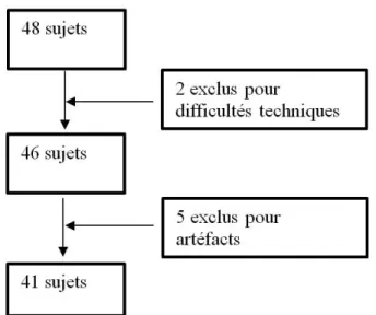 Figure 7. Diagramme de flux de l’étude 