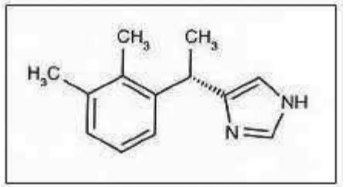 Figure 2 : Structure chimique de la dexmedetomidine 