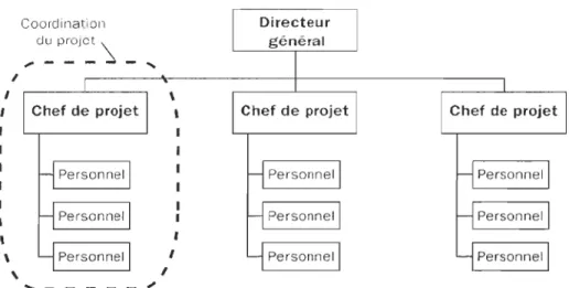 Figure  7  : Organisation  par projet 7 