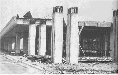 Illustration 3 : Construction du Métropolitain en 1958 