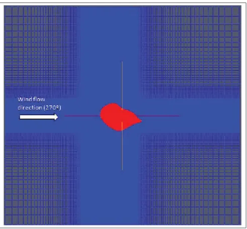 Figure 2.3 Bolund ground grid resolution 2.4 Veriﬁcation of CFDWind1 using OpenFOAM 1.7