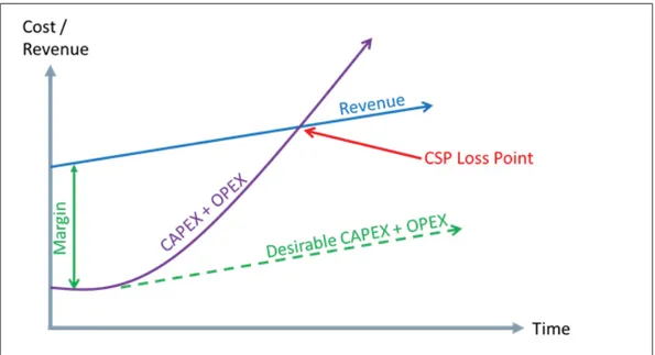 Figure 0.2 CAPEX and OPEX evolution in Time