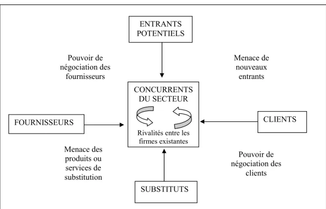 Figure 1. Matrice de Porter 