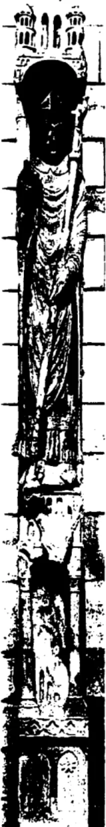 Figure 1. Notre-Dame-de-Paris. (Portail Sainte-Anne· Pillier Saint-Marcel) Représentation du Mercure Philosophique et le Grand Oeuvre