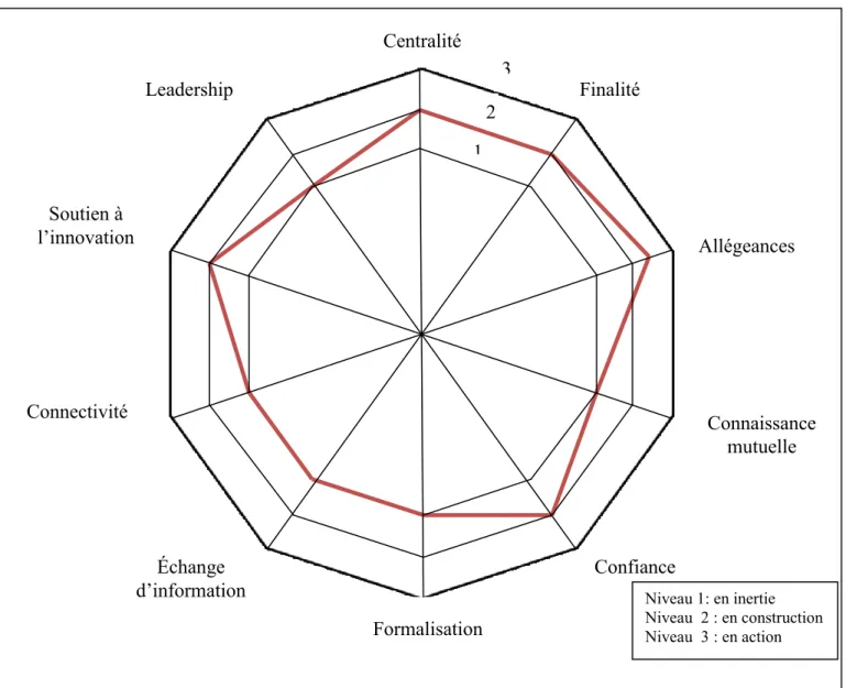 Figure 2 : Exemple d’une structuration de la collaboration (D’Amour et al., 2008) 