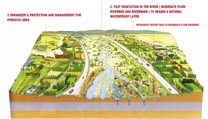 Figure 5 - Idée principale pour restaurer la rivière Changyuan, Phytorestore, 2016 
