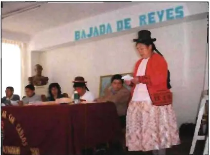 Figure 7 : Réunion de la ClAP à Puno. 