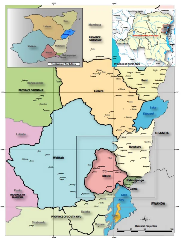 Figure 3.  Geographic Contextualisation of the Fieldwork Area 