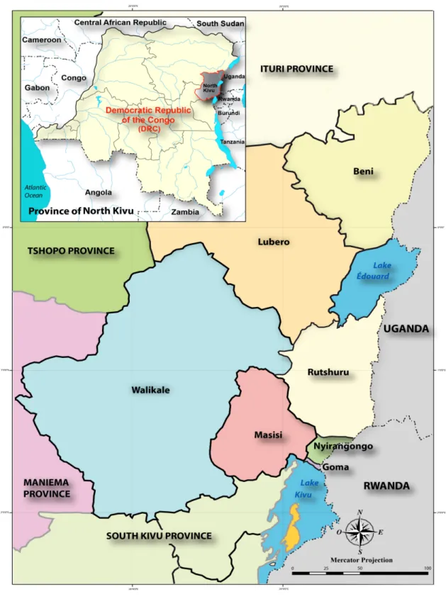 Figure 1.  Geographic Contextualisation of the Research Area 