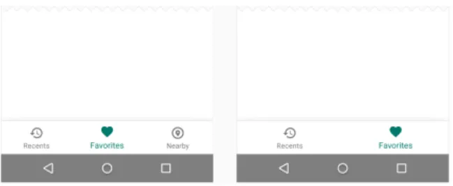 Figure 2.5 – Exemple d’un menu en bas