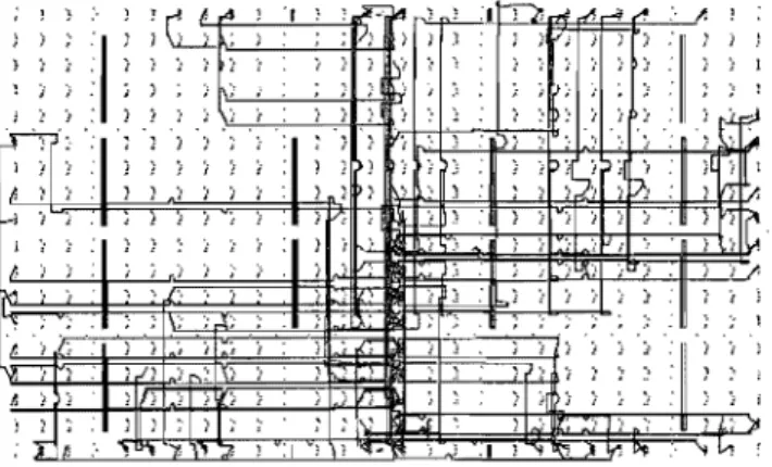 Fig.  14.  FPGA  editor screenshot of a reversed  bitstream  of a 32  bit  adder 