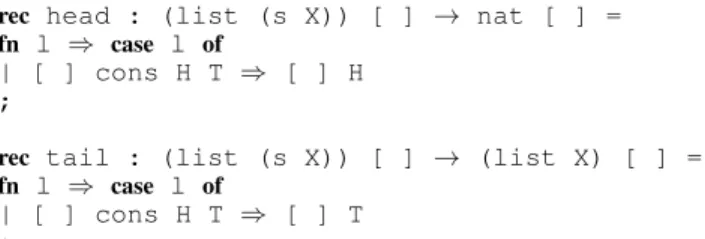 Figure 3.2: head and tail functions.