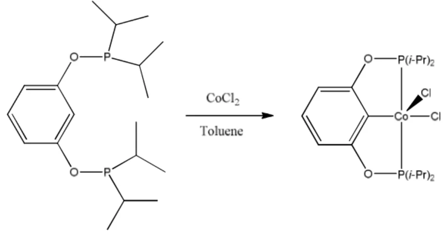 Fig. II-2 : Synthèse du complexe pinceur 1 