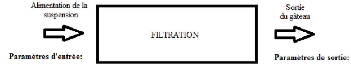 Figure 22. Paramètres et facteurs influençant la filtration 