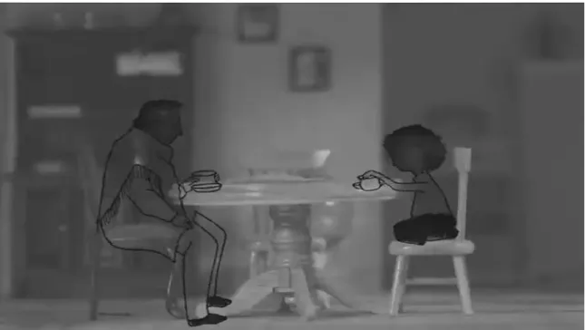 Figure 2 : Autour d’une table. 