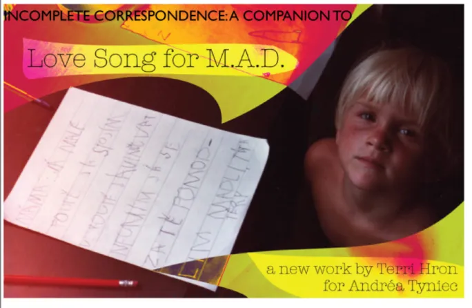 Figure 2. Love Song for MAD: Incomplete Correspondence Page 1 