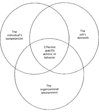 Figure 9 : A  model of  effective  job performance 