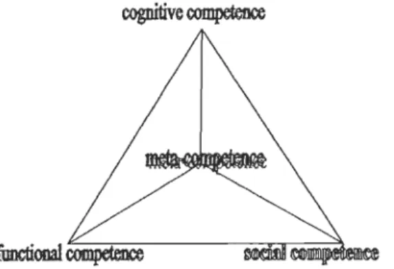Figure 4:  Ho/istic model of  competence 