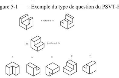 figure 5-2 : Exemple présentant le type de question du MCT 